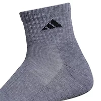 adidas Mens 6 Pair Quarter Ankle Socks