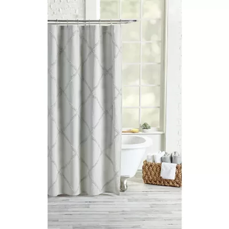 CHF Lattice Shower Curtain