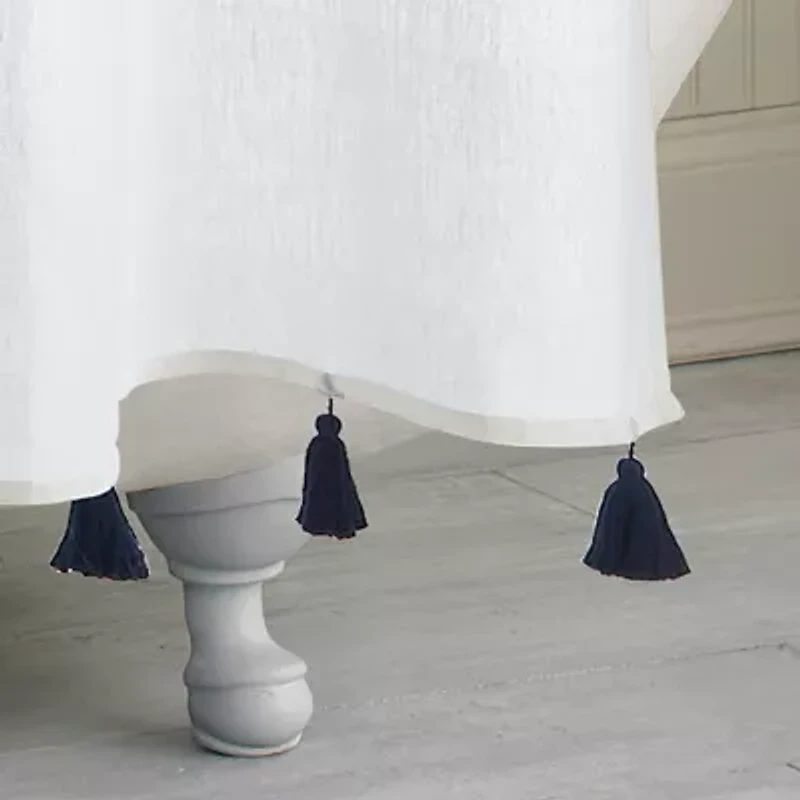 CHF Panama Stripe Shower Curtain