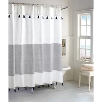 CHF Panama Stripe Shower Curtain