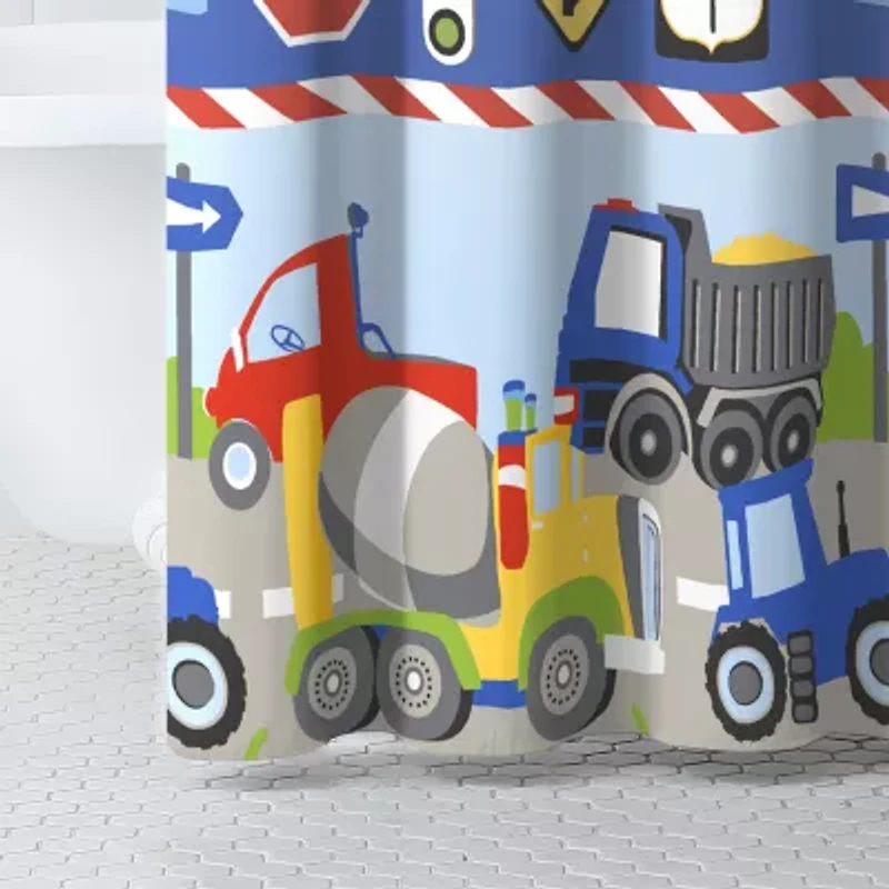CHF Trains And Trucks Shower Curtain