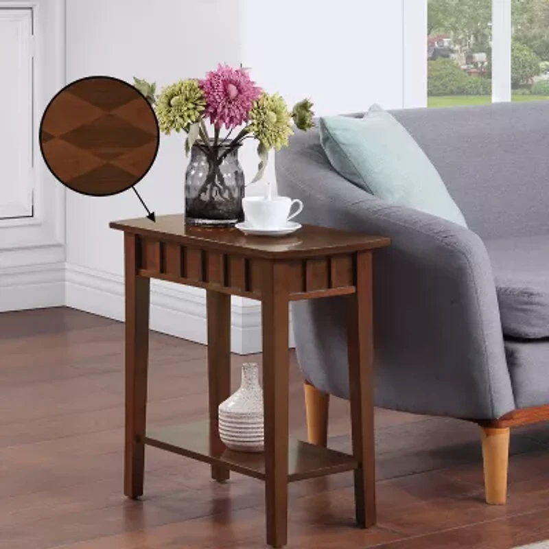 Dennis End Table with Shelf