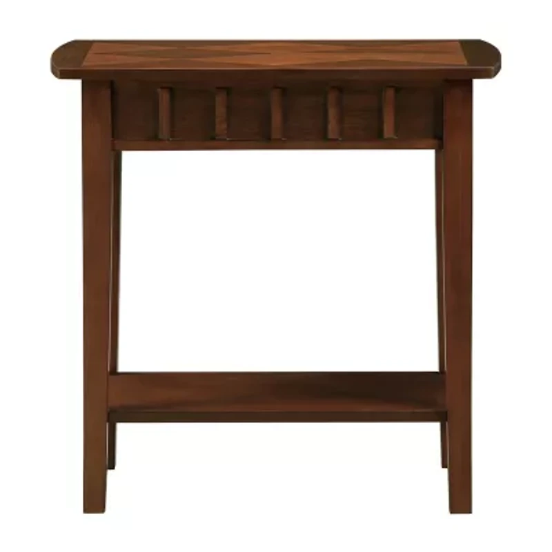 Dennis End Table with Shelf