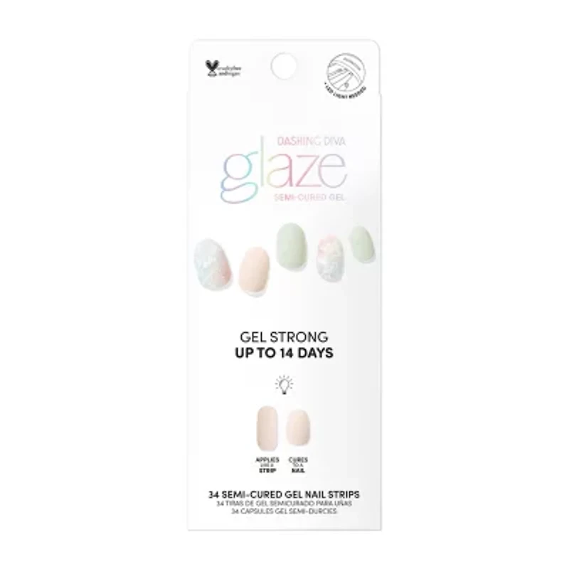 Dashing Diva Glaze Art Nail Strips Appliques