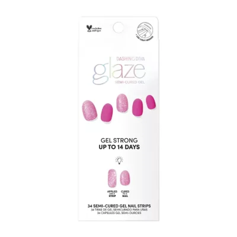 Dashing Diva Glaze Art Nail Strips Appliques