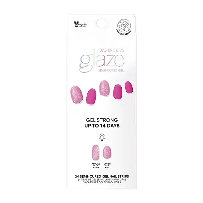 Dashing Diva Glaze Art Nail Strips Appliques