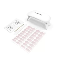 Dashing Diva Glaze Starter Kit Powder Pink Nail Appliques