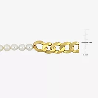 Mens White 20 Inch Strand Necklace