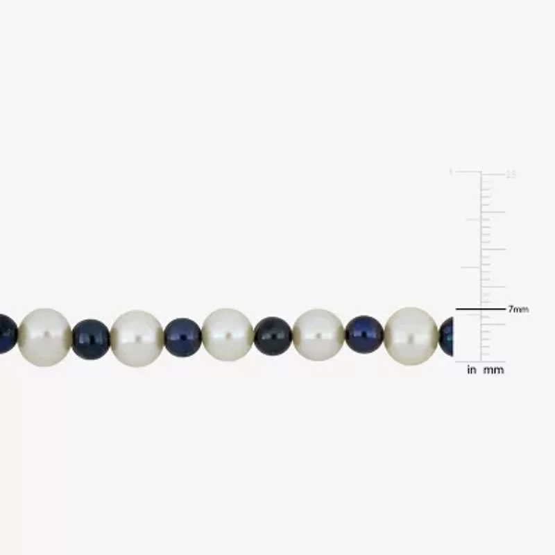 Mens White 20 Inch Strand Necklace