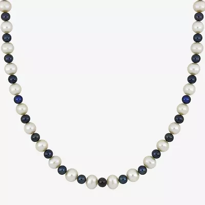 Mens White 20 Inch Strand Necklace