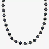 Mens Sterling Silver Inch Strand Necklace