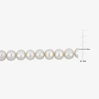 Mens Dyed Cultured Freshwater Pearl Sterling Silver Strand Bracelet