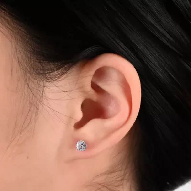 Sterling Silver Cubic Zirconia Earring Set 