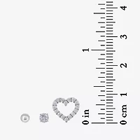 Sterling Silver 3-Pr. Earring Set     