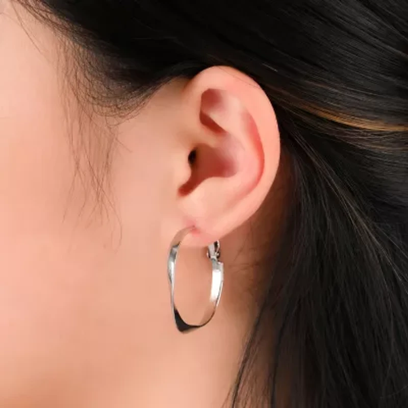 Hoop Earrings Sterling Silver