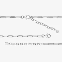 Paris 1901 By Charles Garnier Womens White Cubic Zirconia Sterling Silver 18 Inch Y Necklace