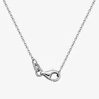 Womens Cubic Zirconia Sterling Silver 18 Inch Y Necklace