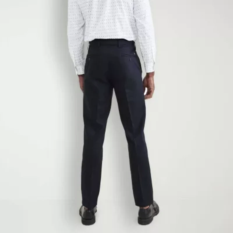 Dockers Signature Iron Free Khaki With Stain Defender Mens Comfort Waistband Slim Fit Flat Front Pant