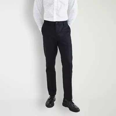 Dockers Signature Iron Free Khaki With Stain Defender Mens Comfort Waistband Slim Fit Flat Front Pant