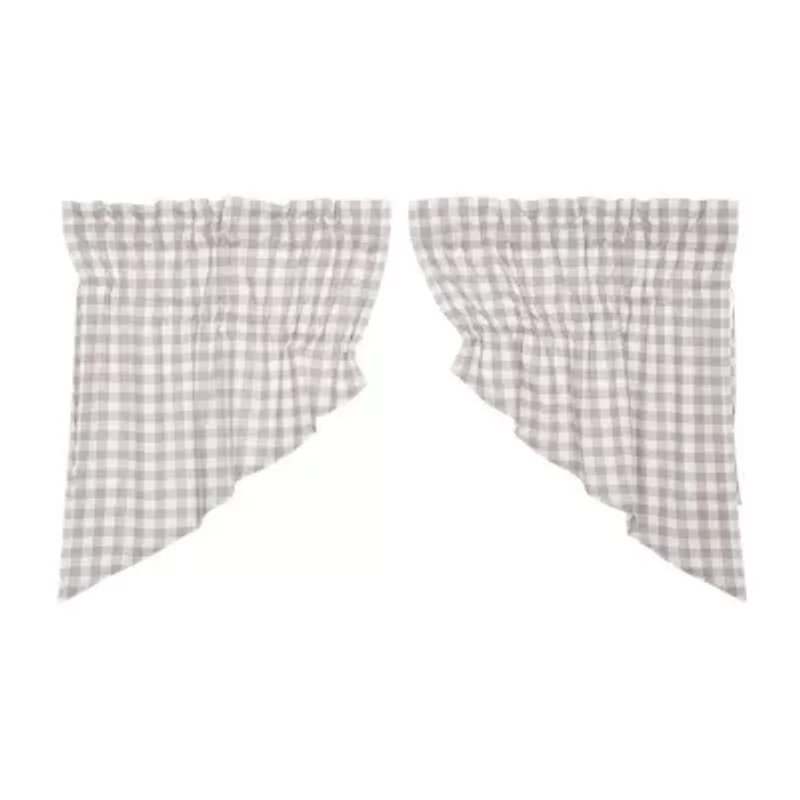 Vhc Brands Annie Check Prairie Rod Pocket Valance