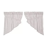 Vhc Brands Annie Check Prairie Rod Pocket Valance