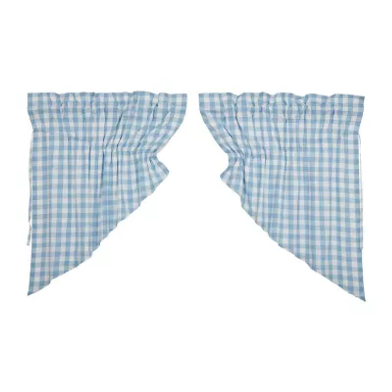 Vhc Brands Annie Check Prairie Rod Pocket Valance