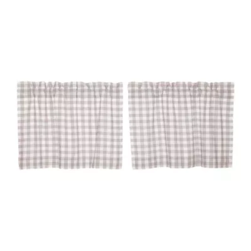 Vhc Brands Annie Check 2-pc. Rod Pocket Window Tier