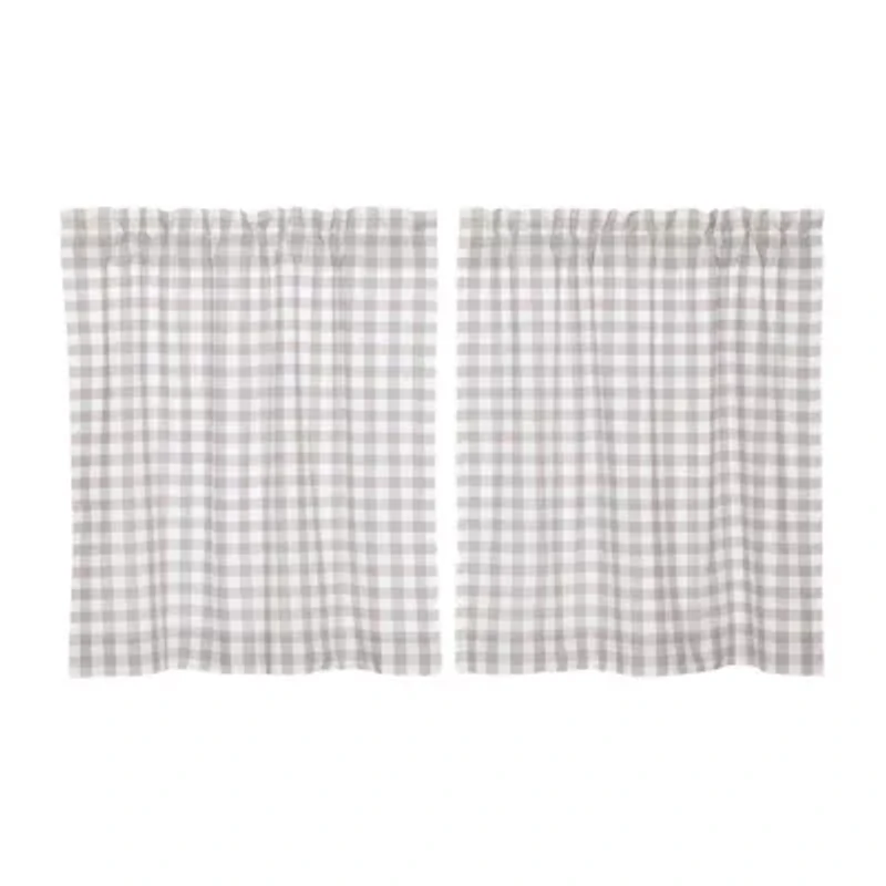 Vhc Brands Annie Check 2-pc. Rod Pocket Window Tier