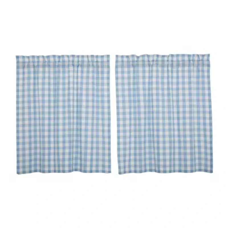 Vhc Brands Annie Check 2-pc. Rod Pocket Window Tier
