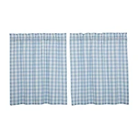 Vhc Brands Annie Check 2-pc. Rod Pocket Window Tier