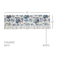 Vhc Brands Annie Floral Rod Pocket Valance