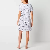 Adonna Womens Scoop Neck Short Sleeve Nightgown