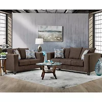 Olivia Contemporary Chenille Sofa