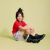 Pop Little & Big Kid Girls Leila Block Heel Booties