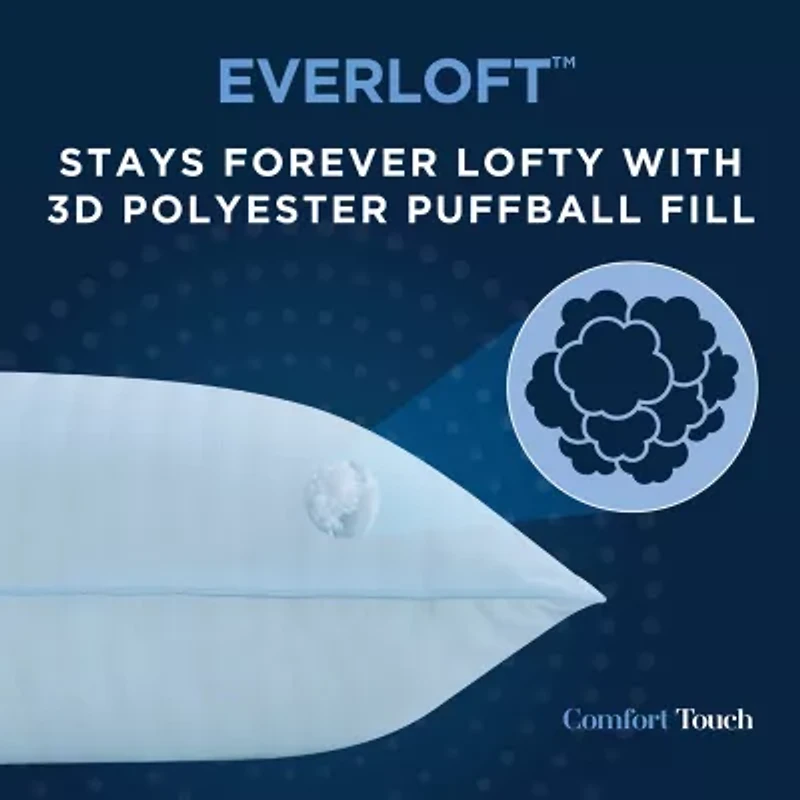 Comfort Touch by Therapedic™ Everloft Down Alternative Medium/Firm Bed Pillow
