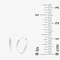 Silver Treasures Womens Cubic Zirconia Sterling Silver Hypoallergenic 4 Pair Earring Set