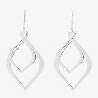 Silver Treasures Womens Sterling Silver Hypoallergenic Drop Earrings