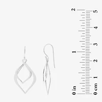 Silver Treasures Womens Sterling Silver Hypoallergenic Drop Earrings