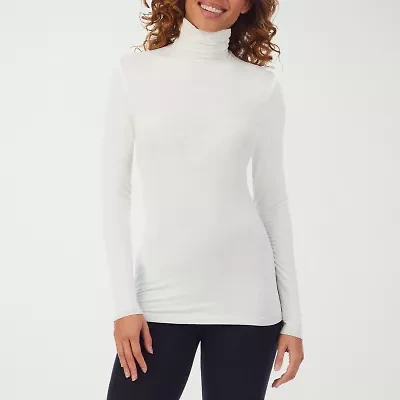 Cuddl Duds Womens Softwear Turtleneck Long Sleeve Thermal Shirt