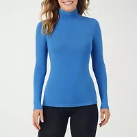 Cuddl Duds Womens Softwear Turtleneck Long Sleeve Thermal Shirt