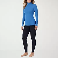 Cuddl Duds Womens Softwear Turtleneck Long Sleeve Thermal Shirt