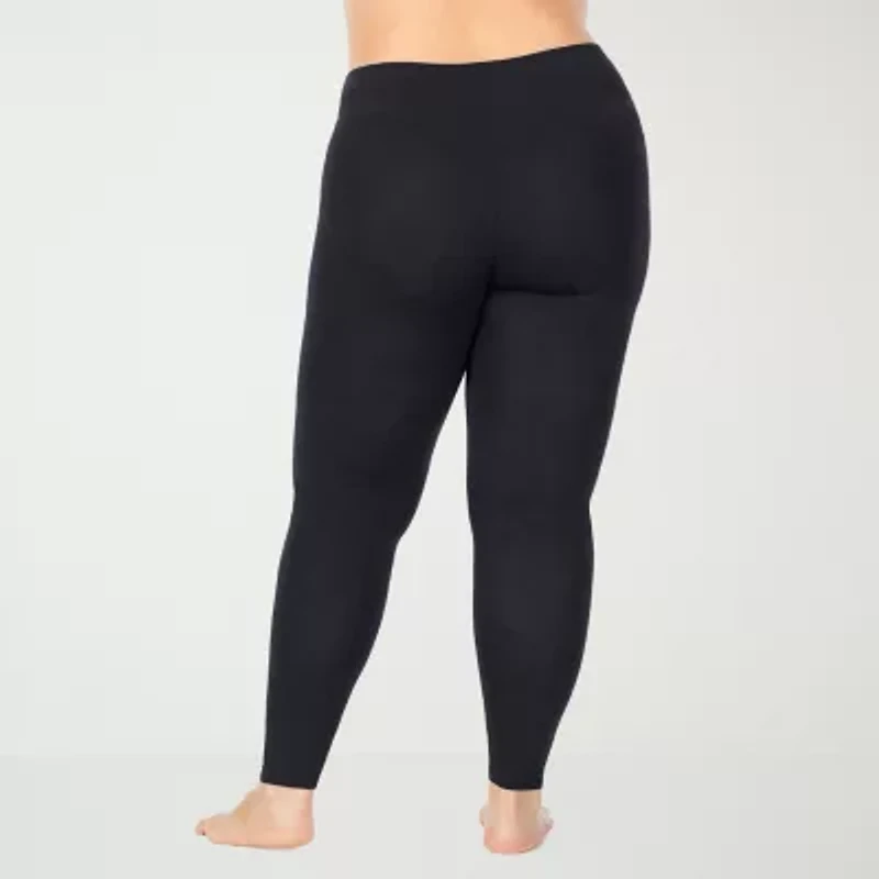 Cuddl Duds Softwear Hi-Waisted Tag Free Thermal Legging Plus