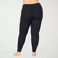 Cuddl Duds Softwear Hi-Waisted Tag Free Thermal Legging Plus