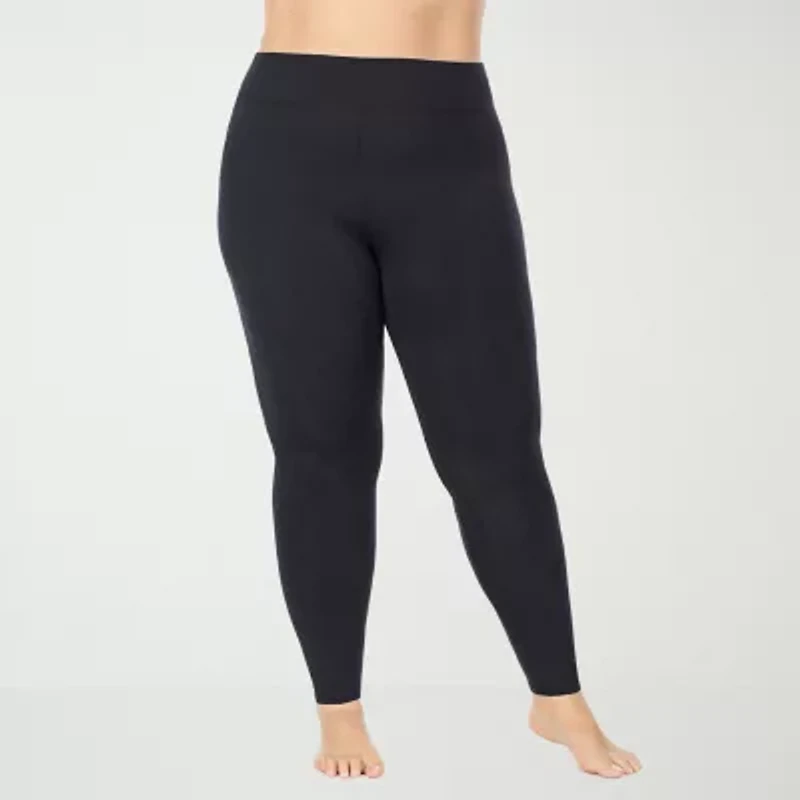 Cuddl Duds Softwear Hi-Waisted Tag Free Thermal Legging Plus