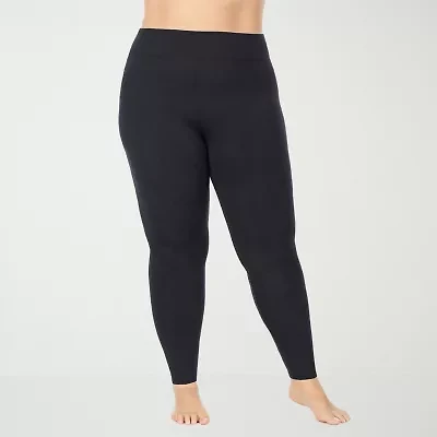 Cuddl Duds Softwear Hi-Waisted Tag Free Thermal Legging Plus