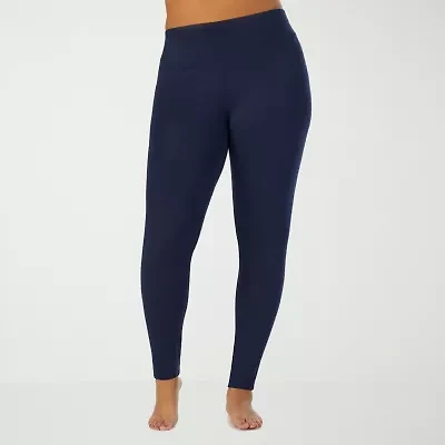 Cuddl Duds Softwear Hi-Waisted Tag Free Thermal Legging Plus
