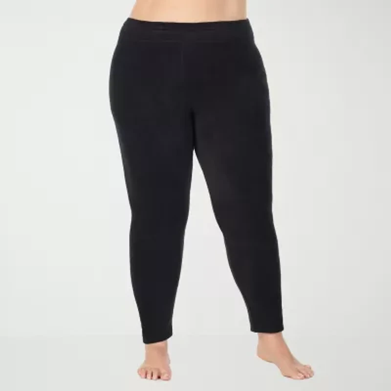 Cuddl Duds Fleecewear Tag Free Thermal Legging Plus