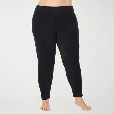 Cuddl Duds Fleecewear Tag Free Thermal Legging Plus