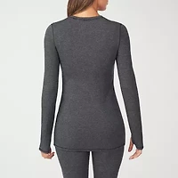 Cuddl Duds Womens Ultra Cozy Crew Neck Long Sleeve Thermal Shirt