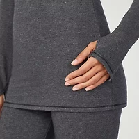 Cuddl Duds Womens Ultra Cozy Crew Neck Long Sleeve Thermal Shirt